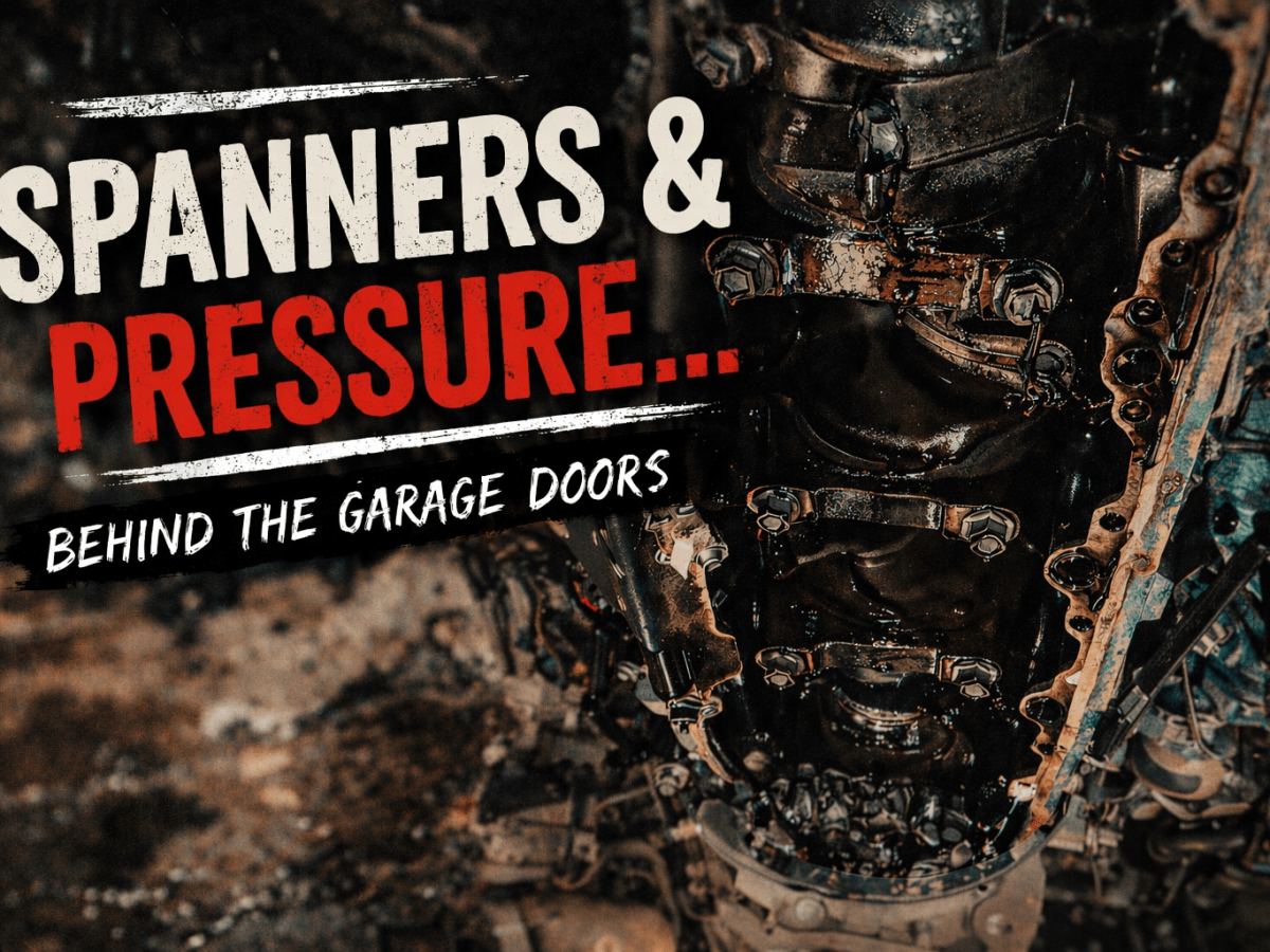 Spanners & Pressure… Behind the Garage Doors. (When Things Go Wrong)